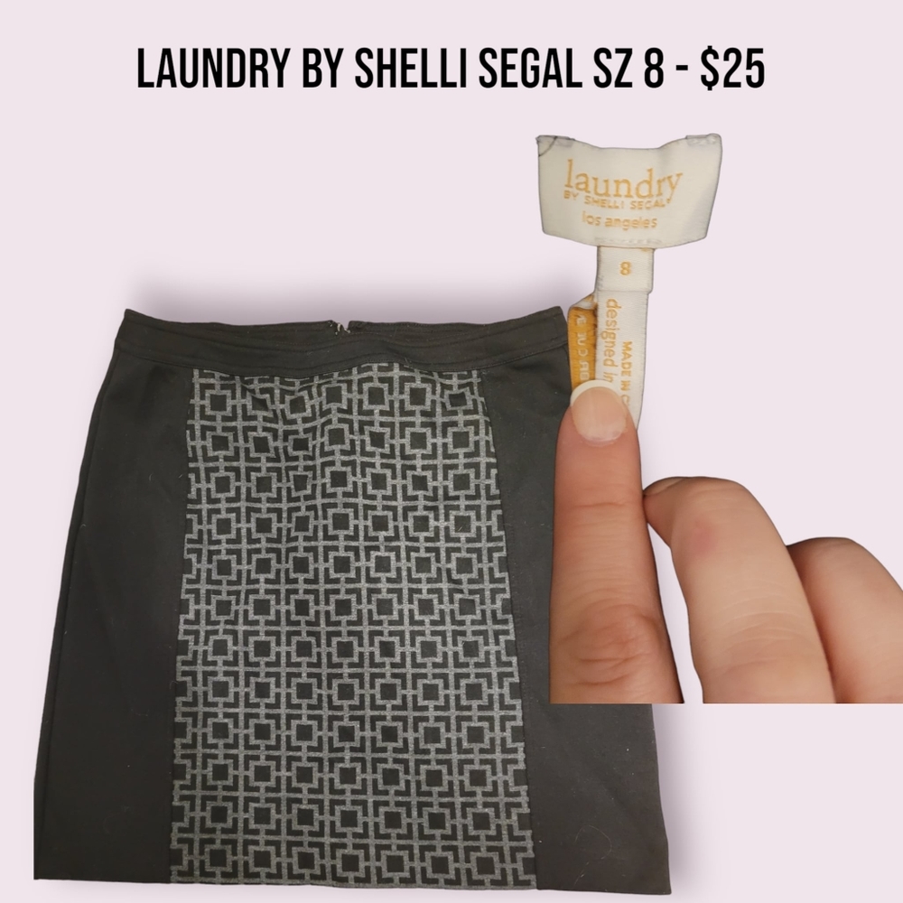 PENCIL SKIRT BY LAUNDRY SHELLI SEGAL